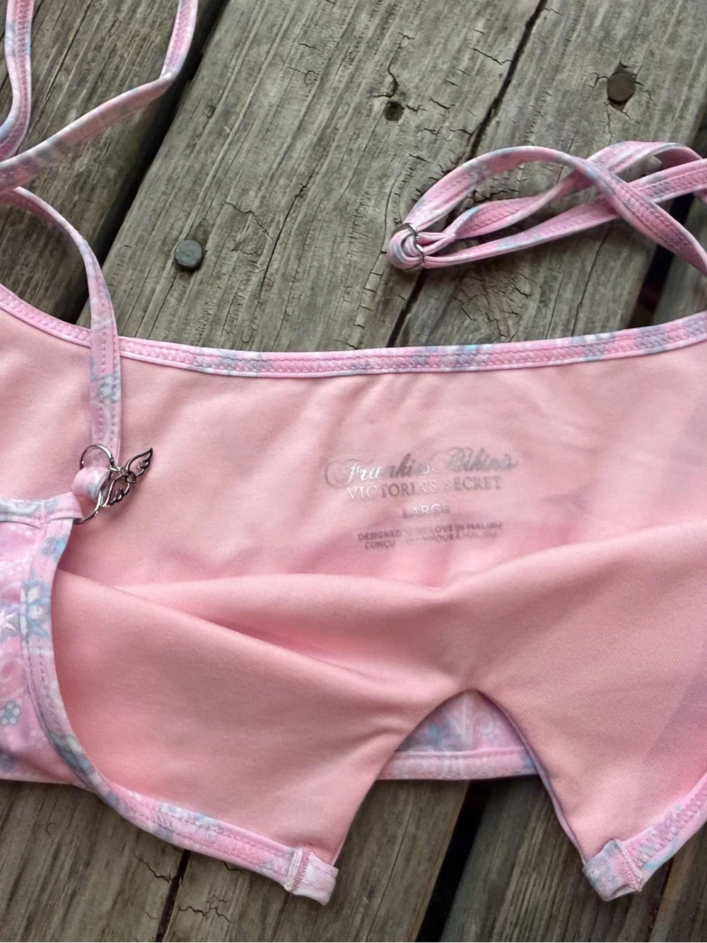 🌸 Frankies Bikinis x Victoria’s Secret Exclusive 3-Piece Swim Set -Size Large